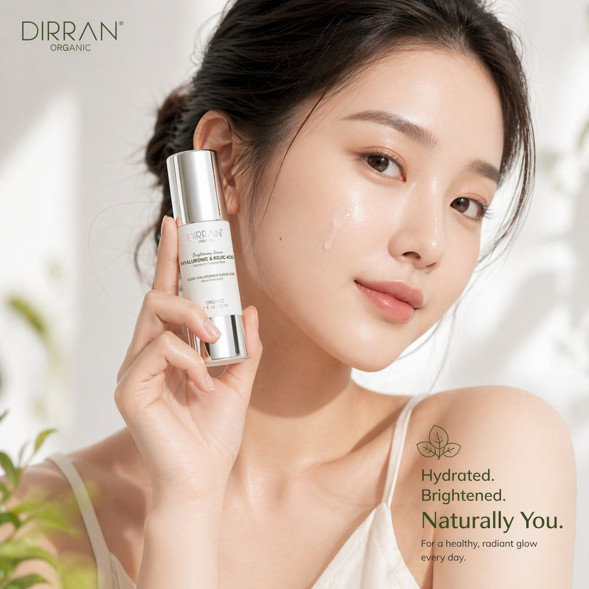 Brightening Serum – Hyaluronic & Kojic Acid with Vitamin E + Licorice Root (30ml / 1 fl.oz)