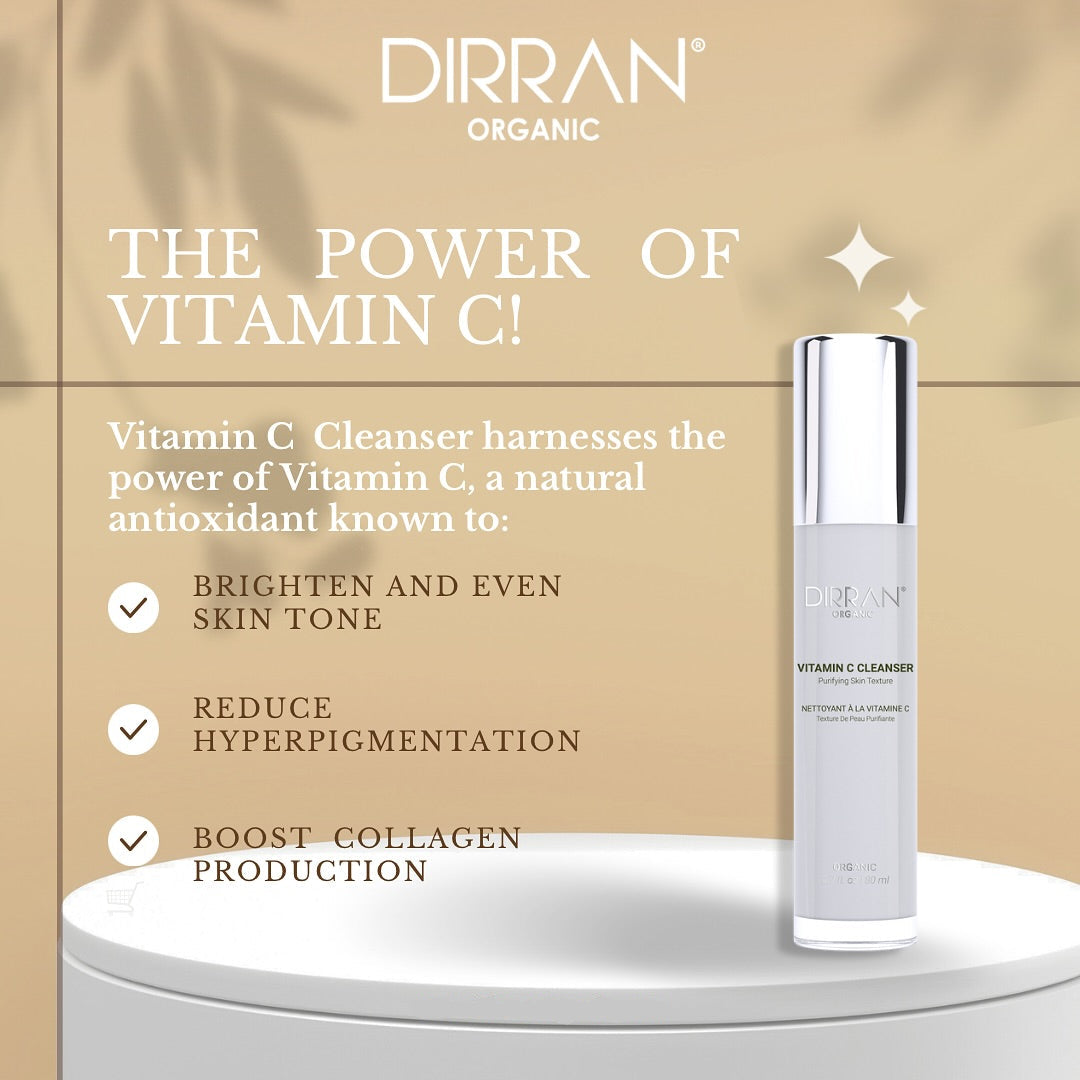 Vitamin C Cleanser – Purifying & Brightening Face Wash with Organic Botanicals (80 ml)