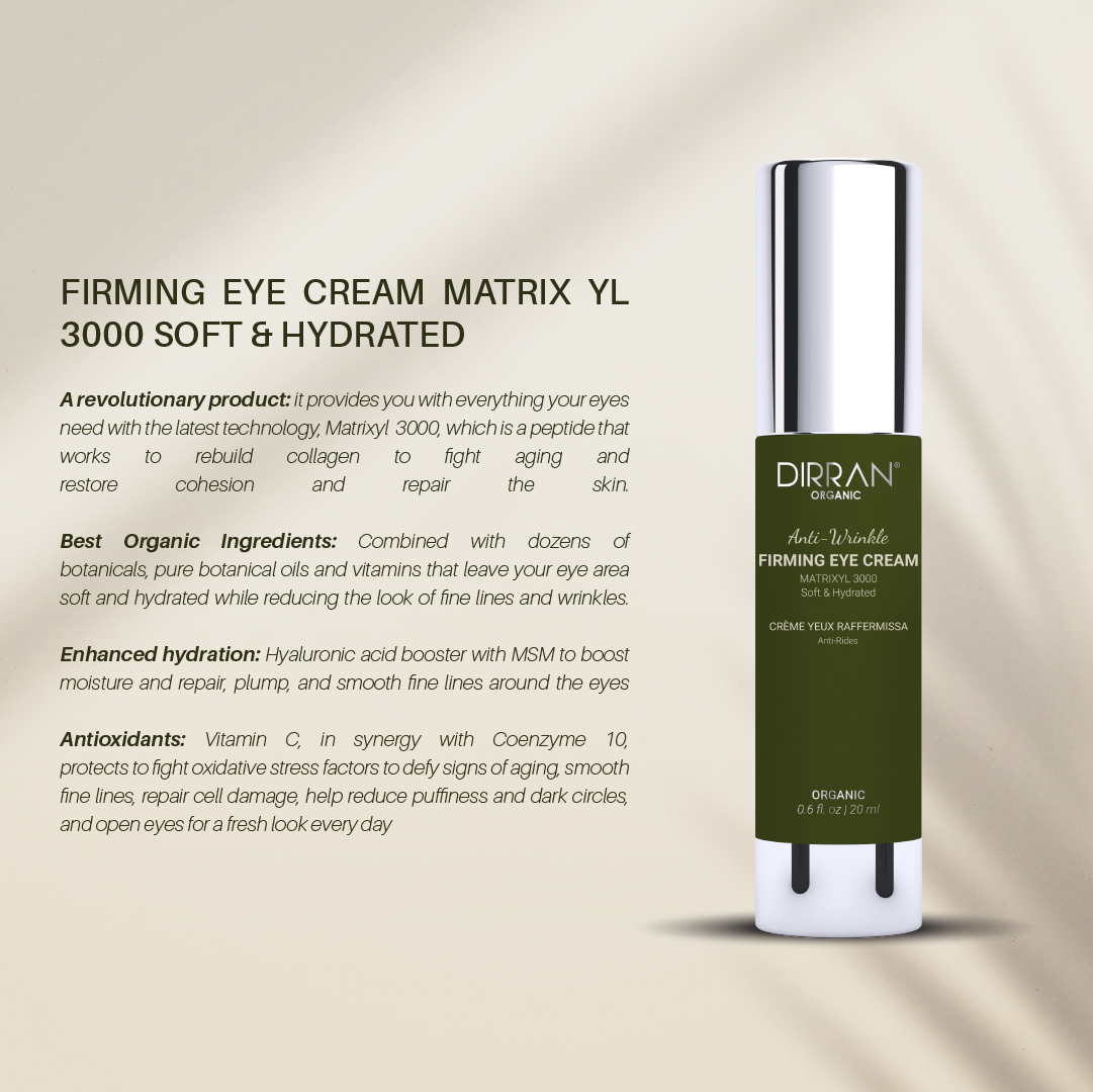 Firming Eye Cream with Matrixyl 3000 – Anti-Wrinkle, Hydrating & Soothing (20 ml)